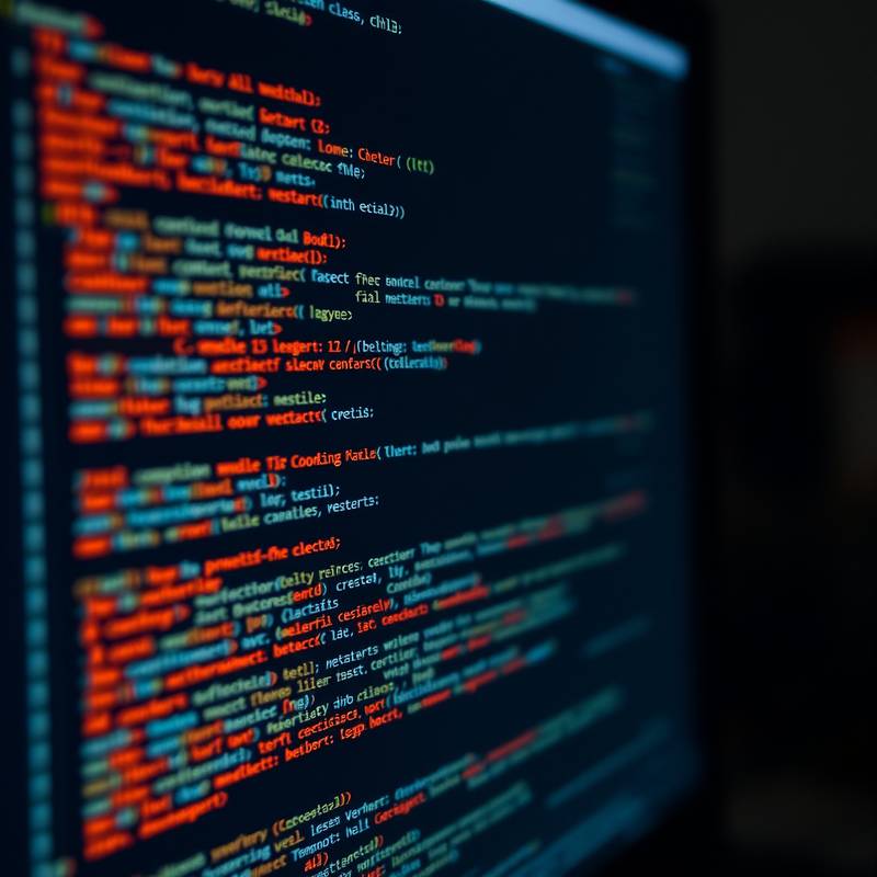 Image of a computer screen displaying HTML code and website preview.